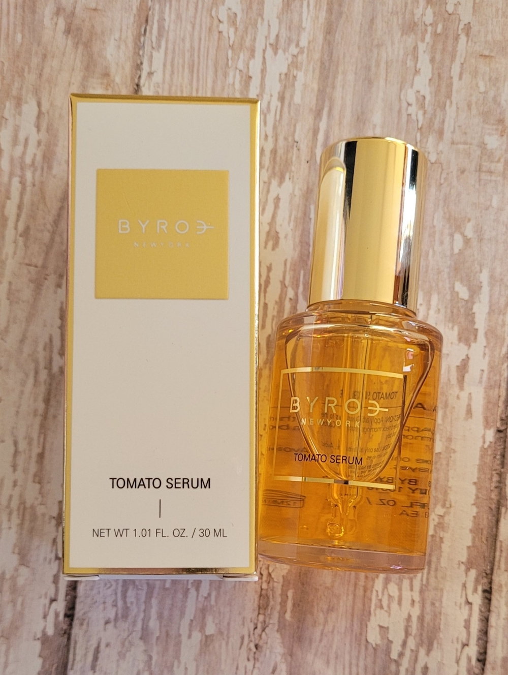 Byroe Tomato Serum — Clear Golden Yellow Facial Oil